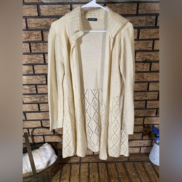 Venice Blue Sweaters - Venice blue cardigan‎